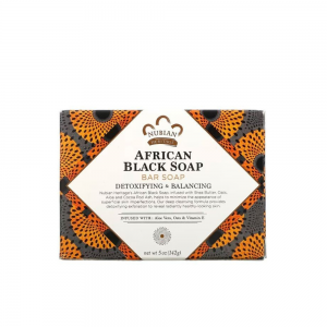 صابونة افريقية من نوبيان هيرتيج  Nubian Heritage, African Black Soap Bar, 5 oz 141 g